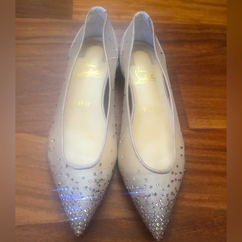 Follies Strass shoes for sale. Shoes are new they were only used for one night.